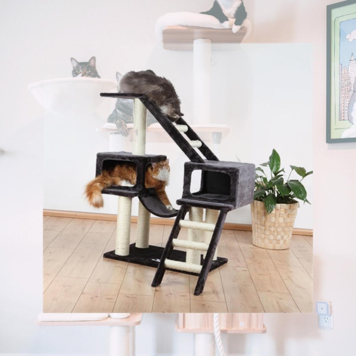 Picture of TRIXIE Pet Products 43947 Malaga Cat Playground- Gray