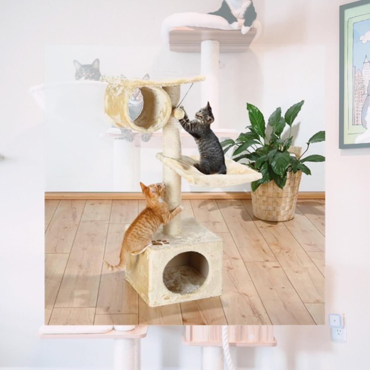 Picture of TRIXIE Pet Products 43951 San Fernando Cat Tree- Beige