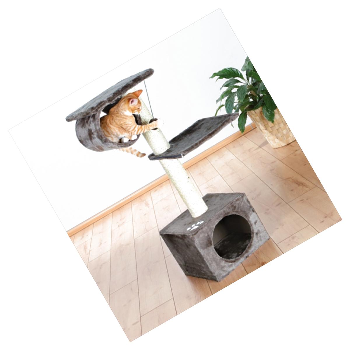 Picture of TRIXIE Pet Products 43952 San Fernando Cat Tree- Platinum Gray