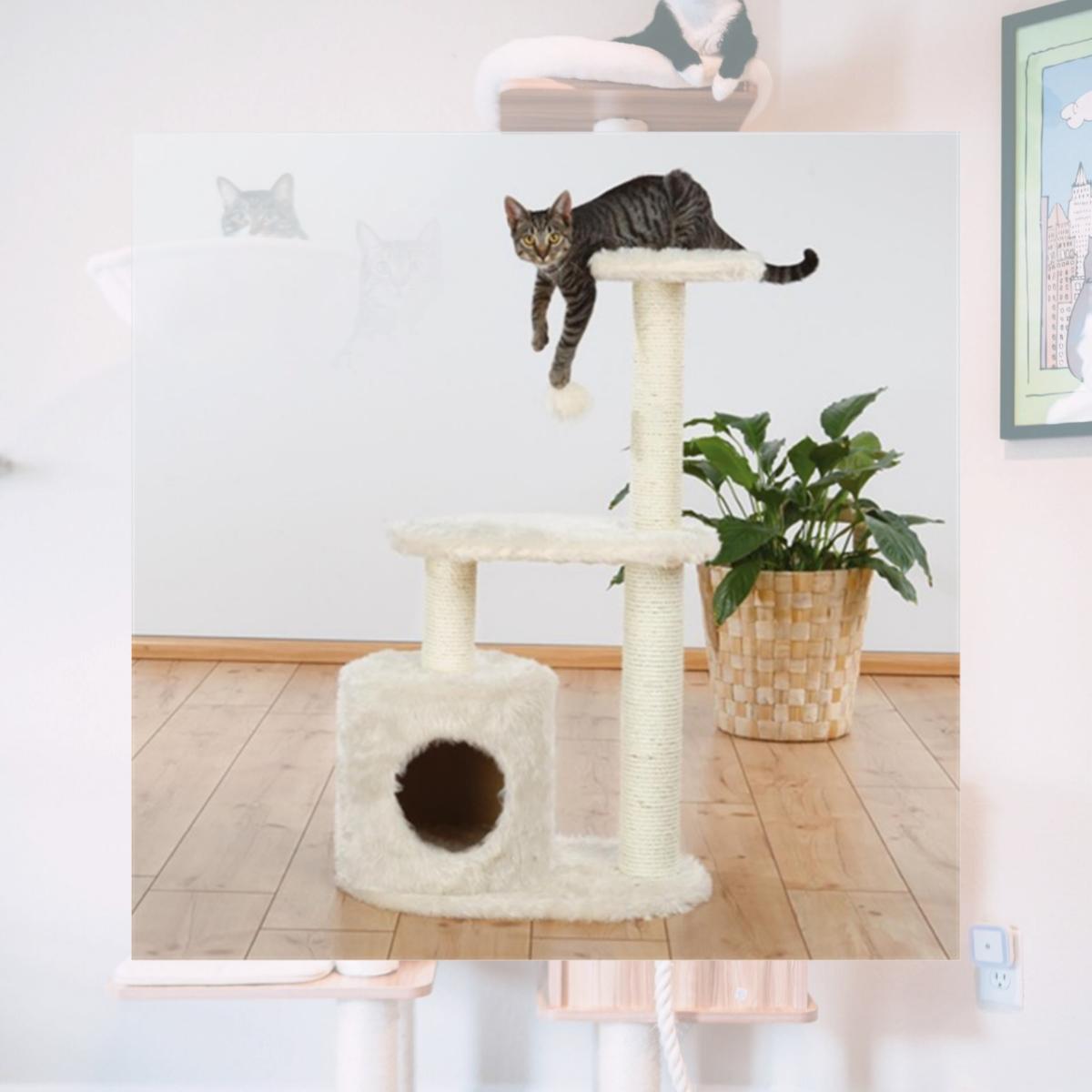 Picture of TRIXIE Pet Products 44591 Casta Cat Tree- Cream