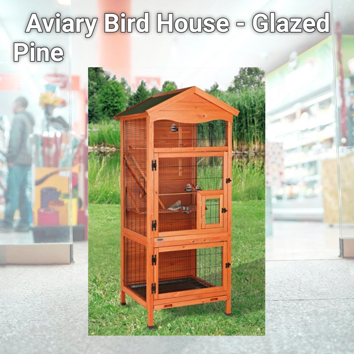 Picture of TRIXIE Pet Products 55951 Aviary Bird House - Glazed Pine