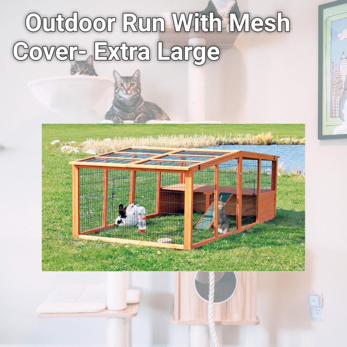 Picture of TRIXIE Pet Products 62285 Outdoor Run With Mesh Cover- Extra Large