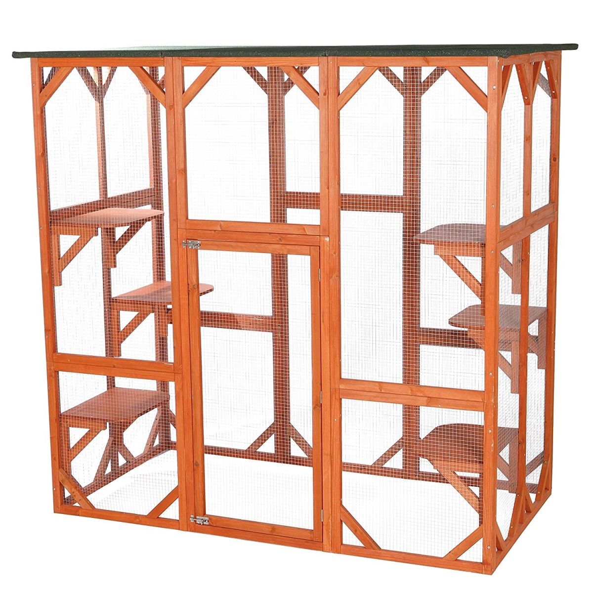 Picture of Trixie Pet Products 44110 Wooden Outdoor Cat Sanctuary