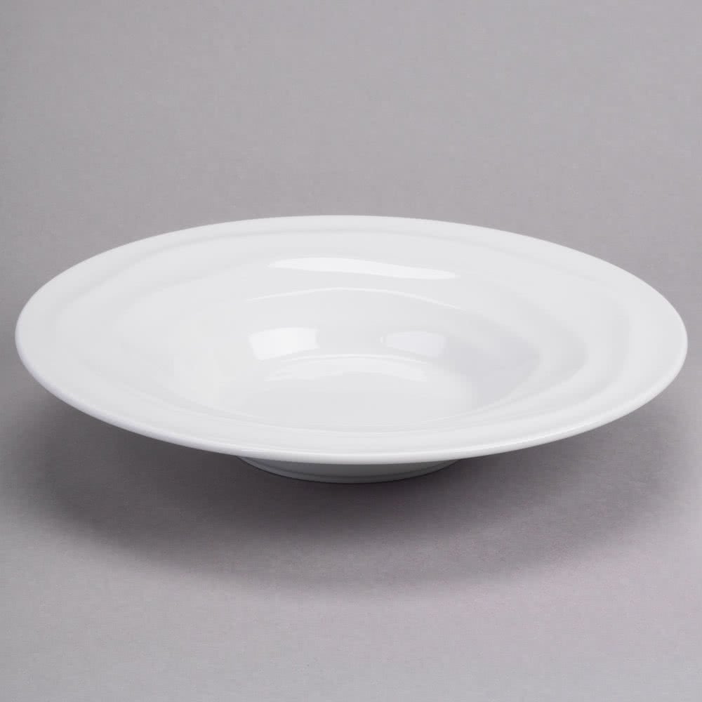 Tuxton GDP-063 15 oz. Pasta Bowl-Porcelain White - 1 Dozen -  Tuxton China