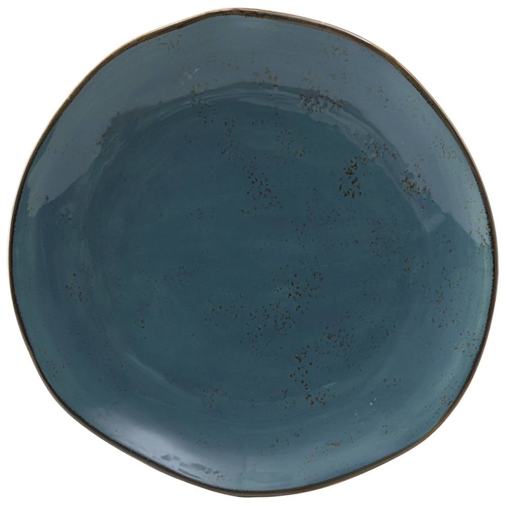 Picture of Tuxton GGE-008 11.62 in. Geode Azure Plate, Blue