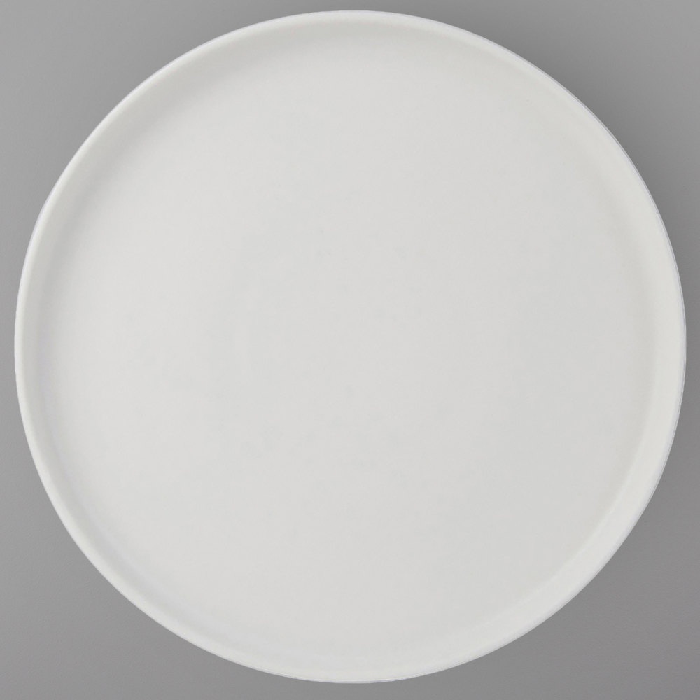 Picture of Tuxton VWAS106 10.75 in. Straight Side Plate, Matte White