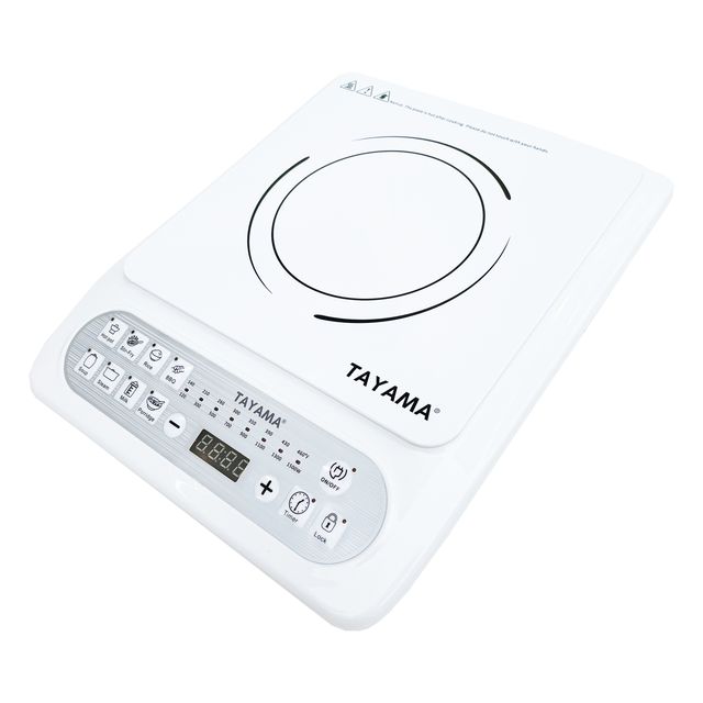 Picture of Tayama SM15-A59 1500W Induction Cooktop with 8 Settings&#44; White