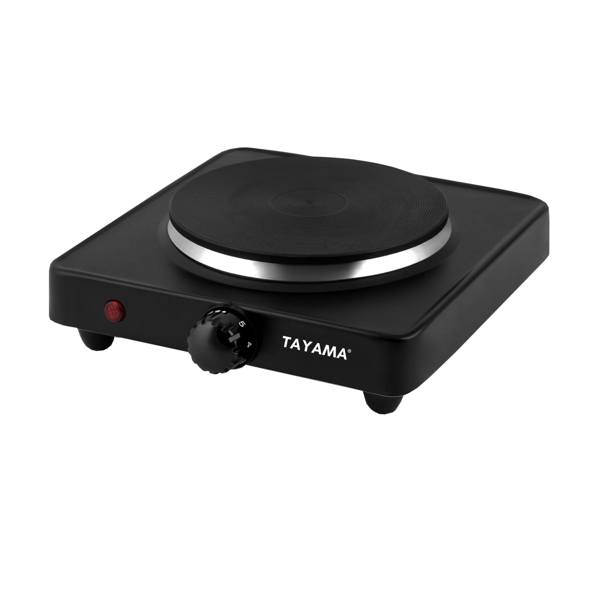 Picture of Tayama THP-2 Single Burner Diecast Hot Plate with Temperature Control, Black