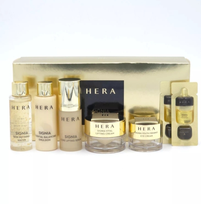 Picture of Hera H-E462-05 HERA Signia Deluxe Kit 6 Items Anti Wrinkles Water Emulsion Serum Cream K-Beauty
