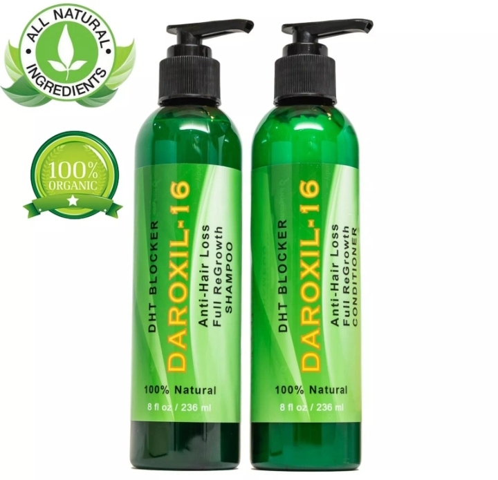 Picture of Enchanted Waters  E-DAR-F Best Fastest Hair Loss ReGrowth Anti Thinning Shampoo 16 Organic Oils Men Women