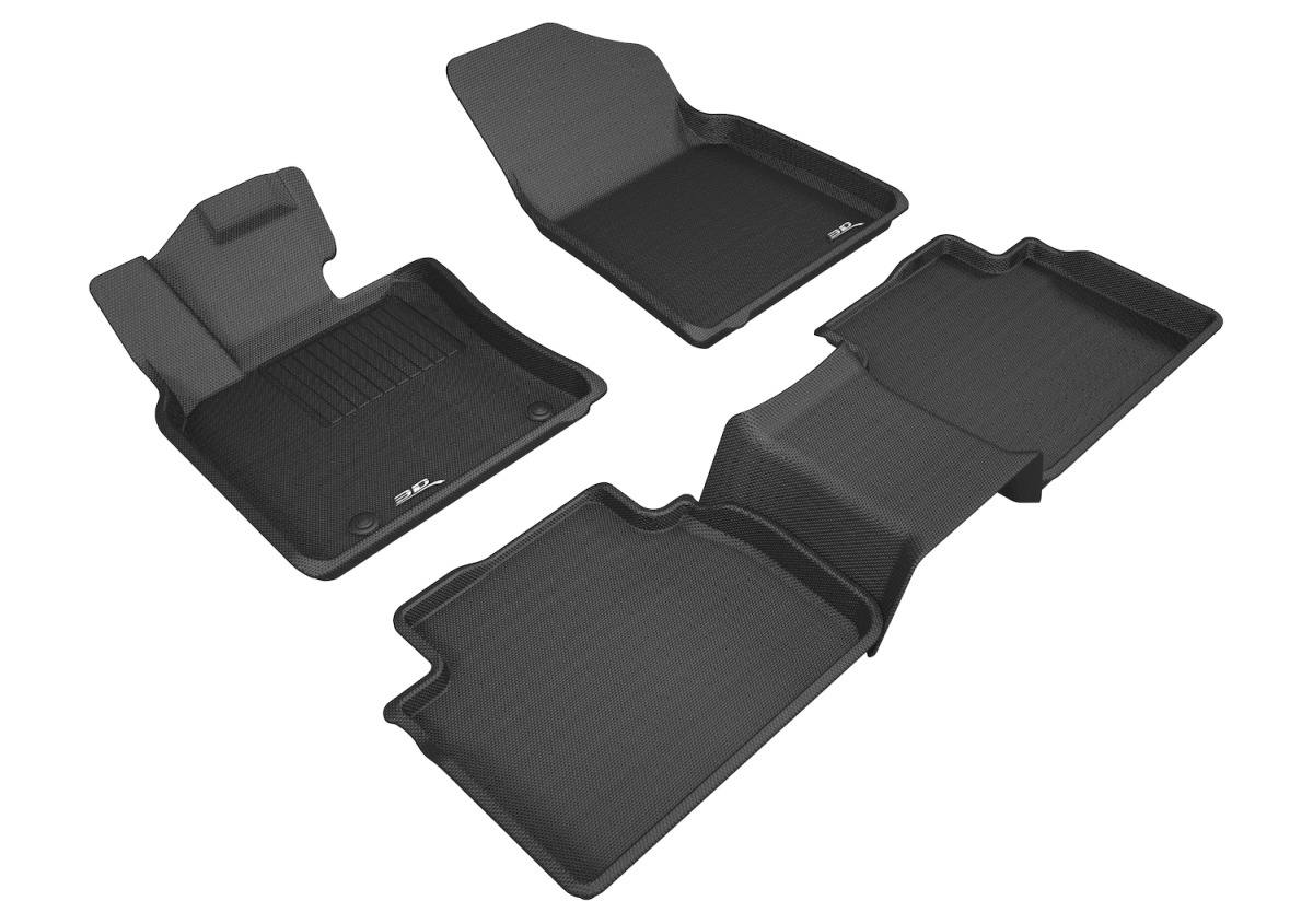 3D Maxpider L1TY23701509 Kagu Floor Mat for 2018 Toyota Camry R1 R2; Black