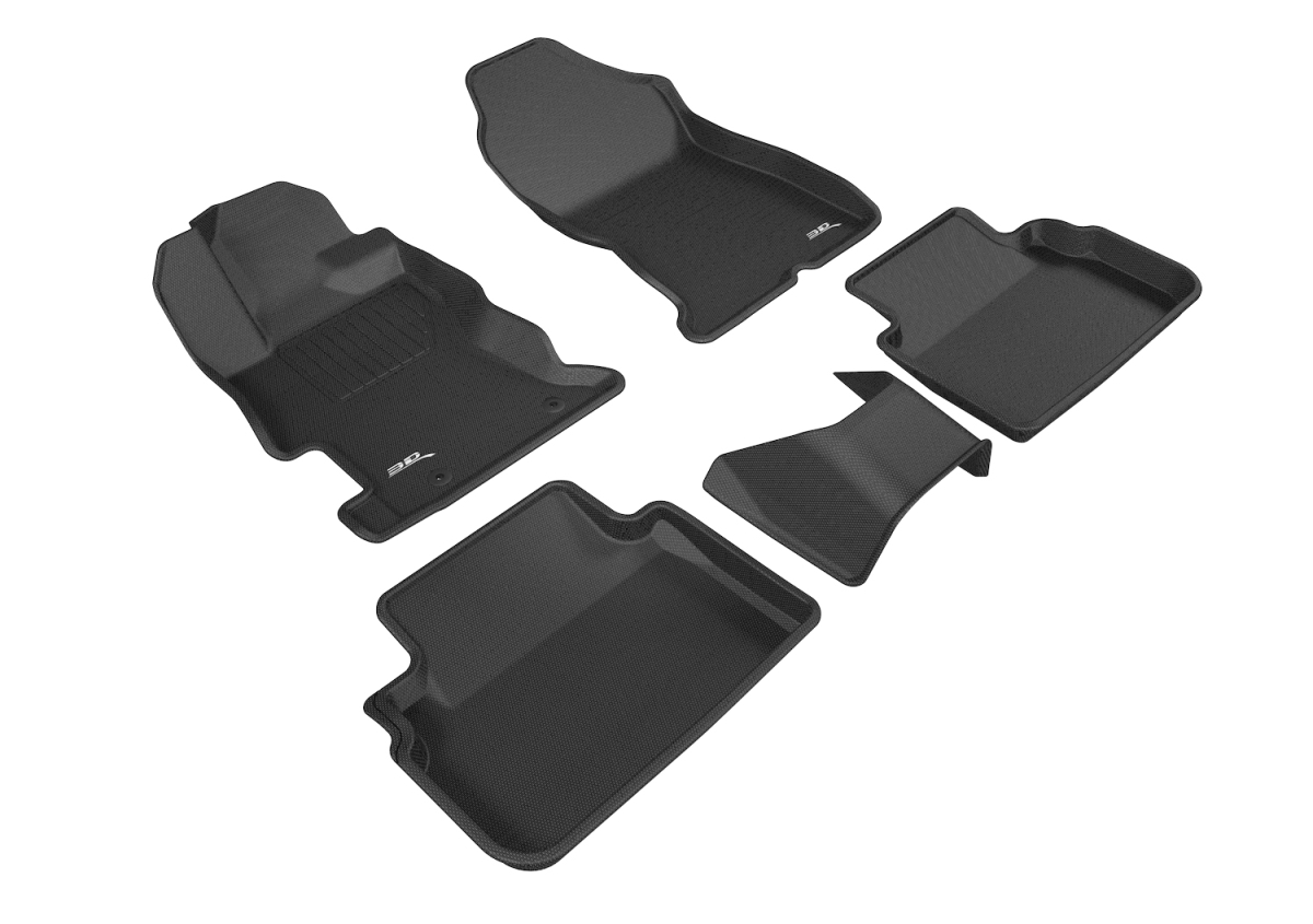 Benz E-Class W213 2017-2018 Sdn Kagu Mat, Black - Row 1 & 2