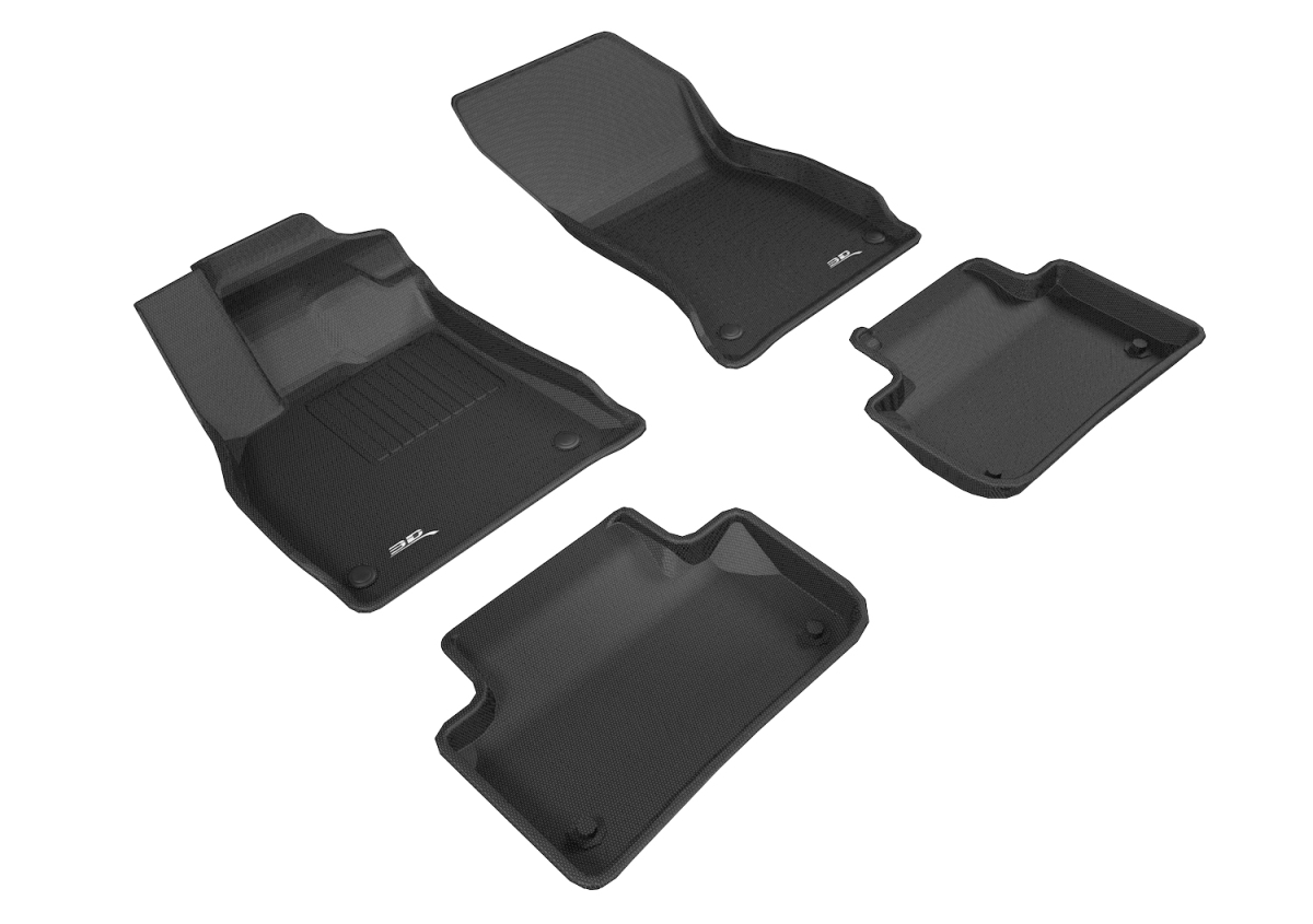 L1AD04701509 Kagu 1st & 2 Row Floor Mat for 2018 Audi Q5 - Black
