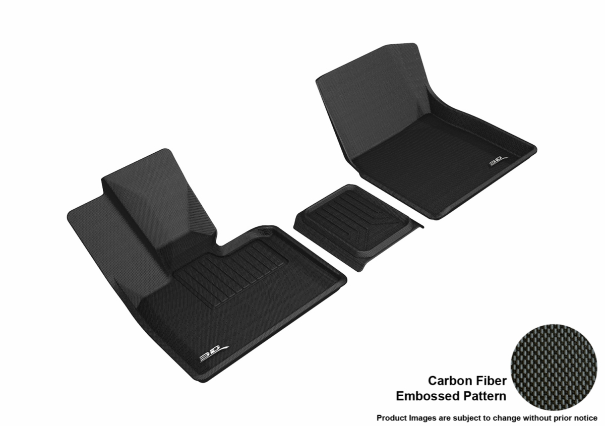 L1BM09411509 kagu R1 Floor Mat for 2014-2018 BMW I3 - Black, 3 Piece