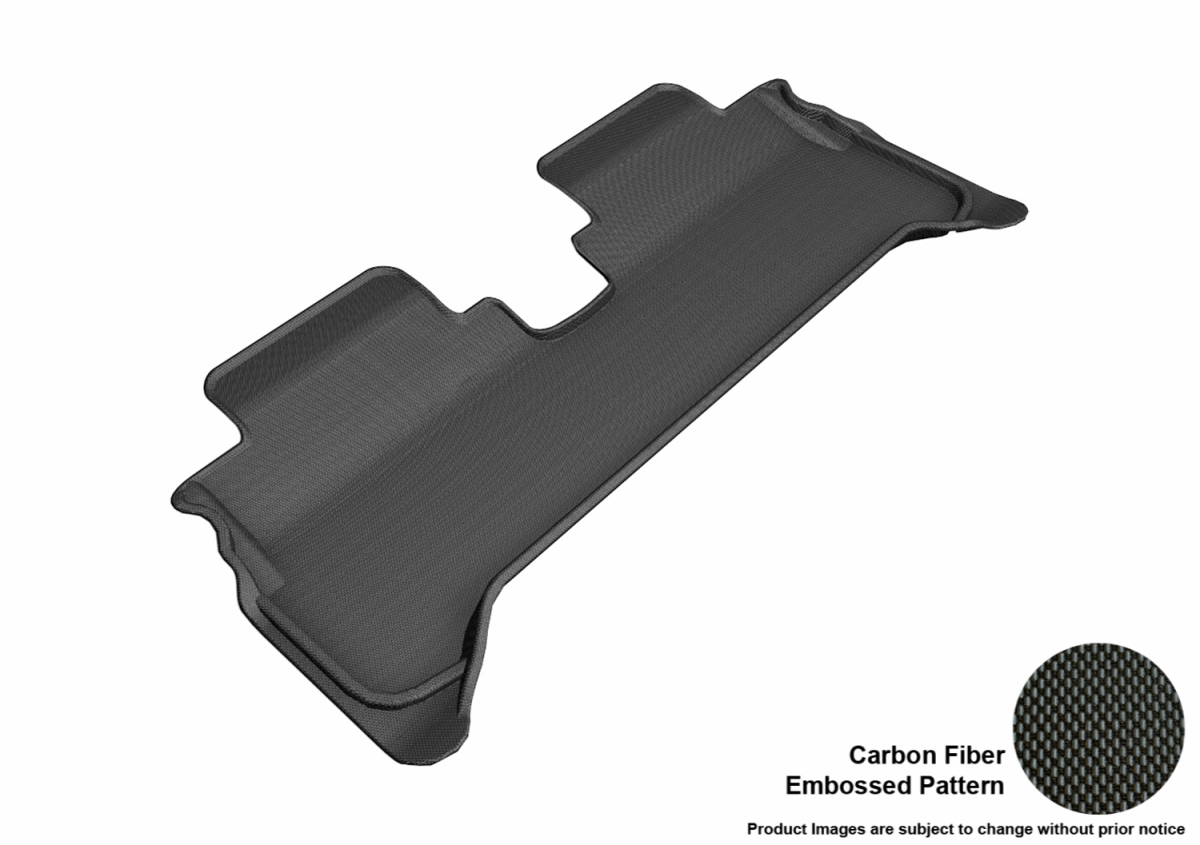 3D MAXpider Second Row Custom Fit Kagu Floor Mat, Black (L1CH08721509)