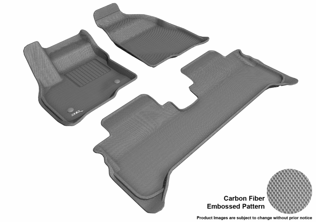 Kagu R1 R2 Floor Mat for 2017-2019 Chevrolet Bolt EV, Gray