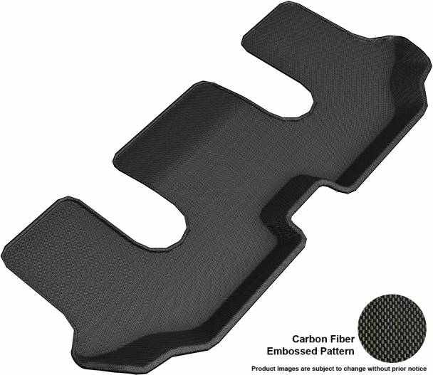 L1VW08831509 Kagu R3 Floor Mat for 2018 Volkswagen Atlas - Black, 2 Piece