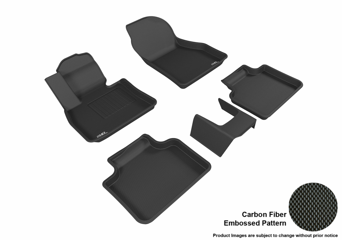 kagu R1 R2 Floor Mat for 2016-2018 X1 & 2018 X2 BMW, Black