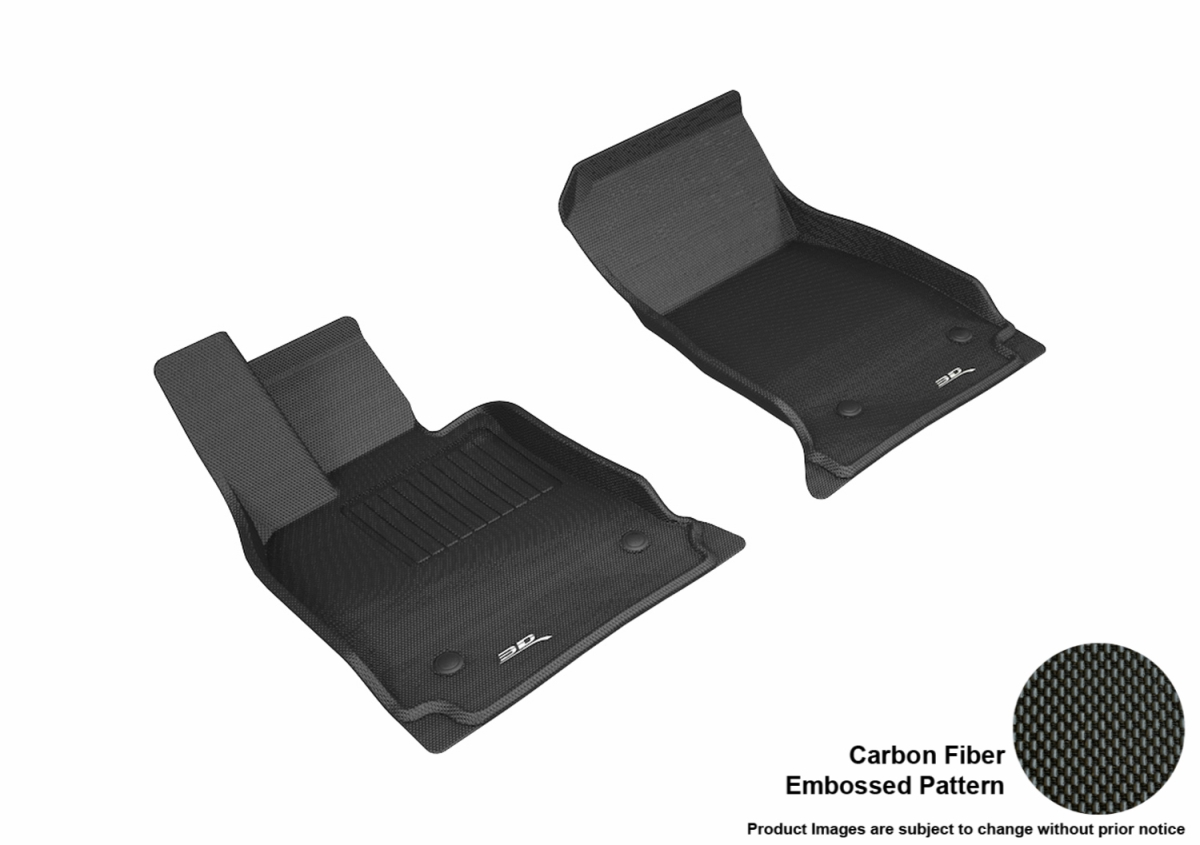 Kagu R1 Floor Mat for 2016-2018 Cadillac CT6, Black