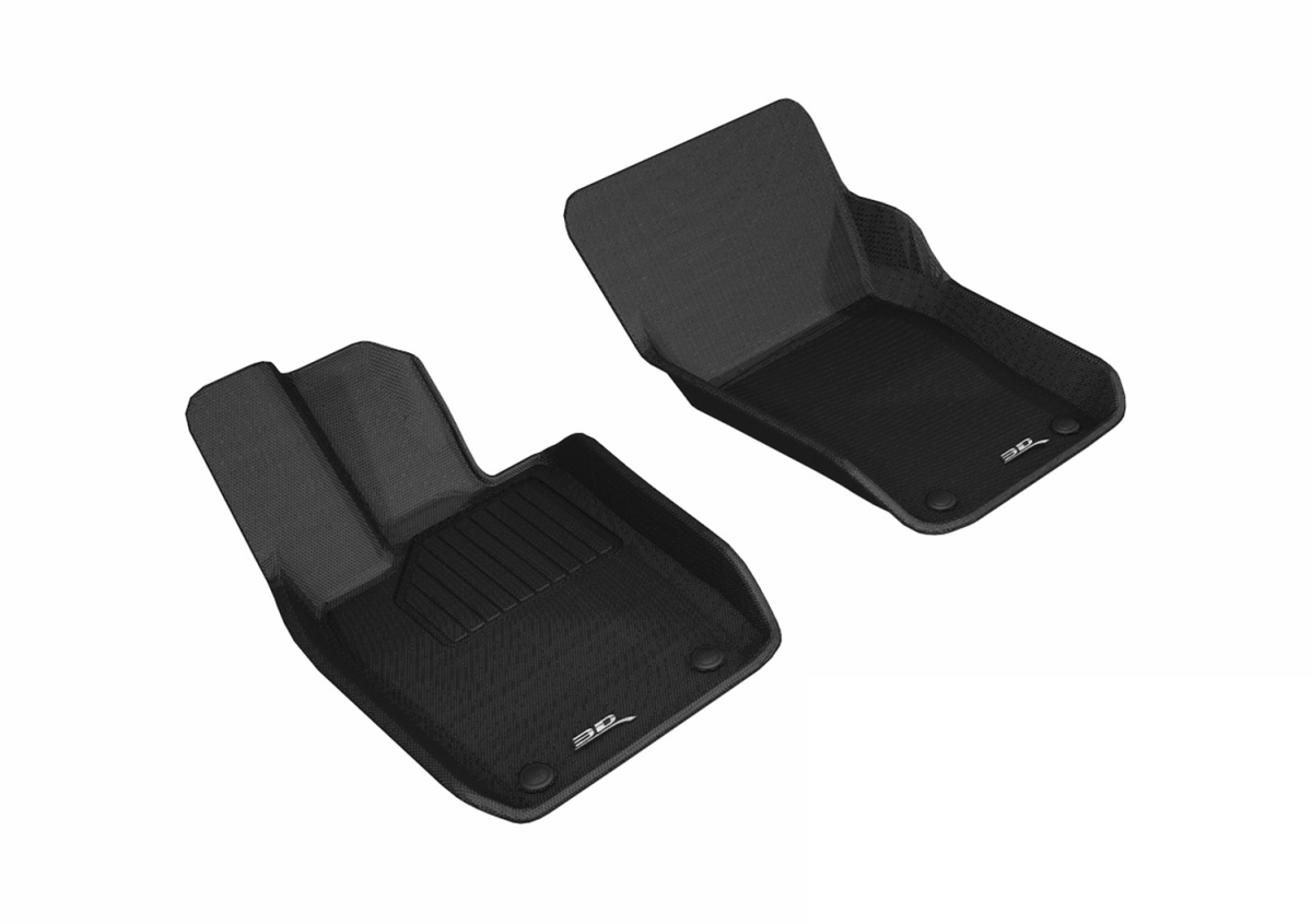 Kagu First Row Floor Mats for 2017-2018 Porsche Panamera - Black