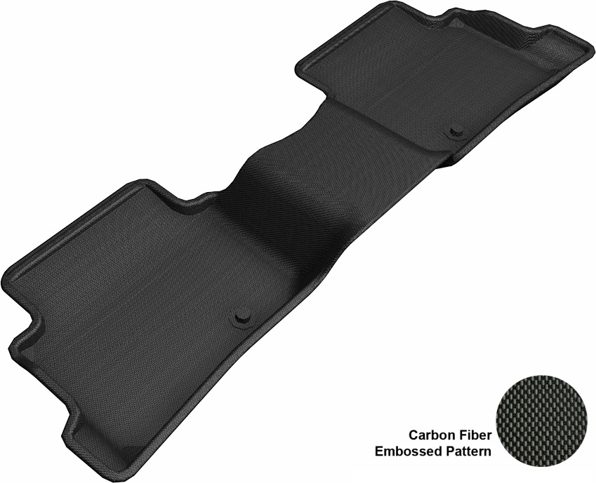Picture of 3D MAXpider L1HY09121509 Kagu 2nd Row Black Floor Liner for 2019 Hyundai Kona
