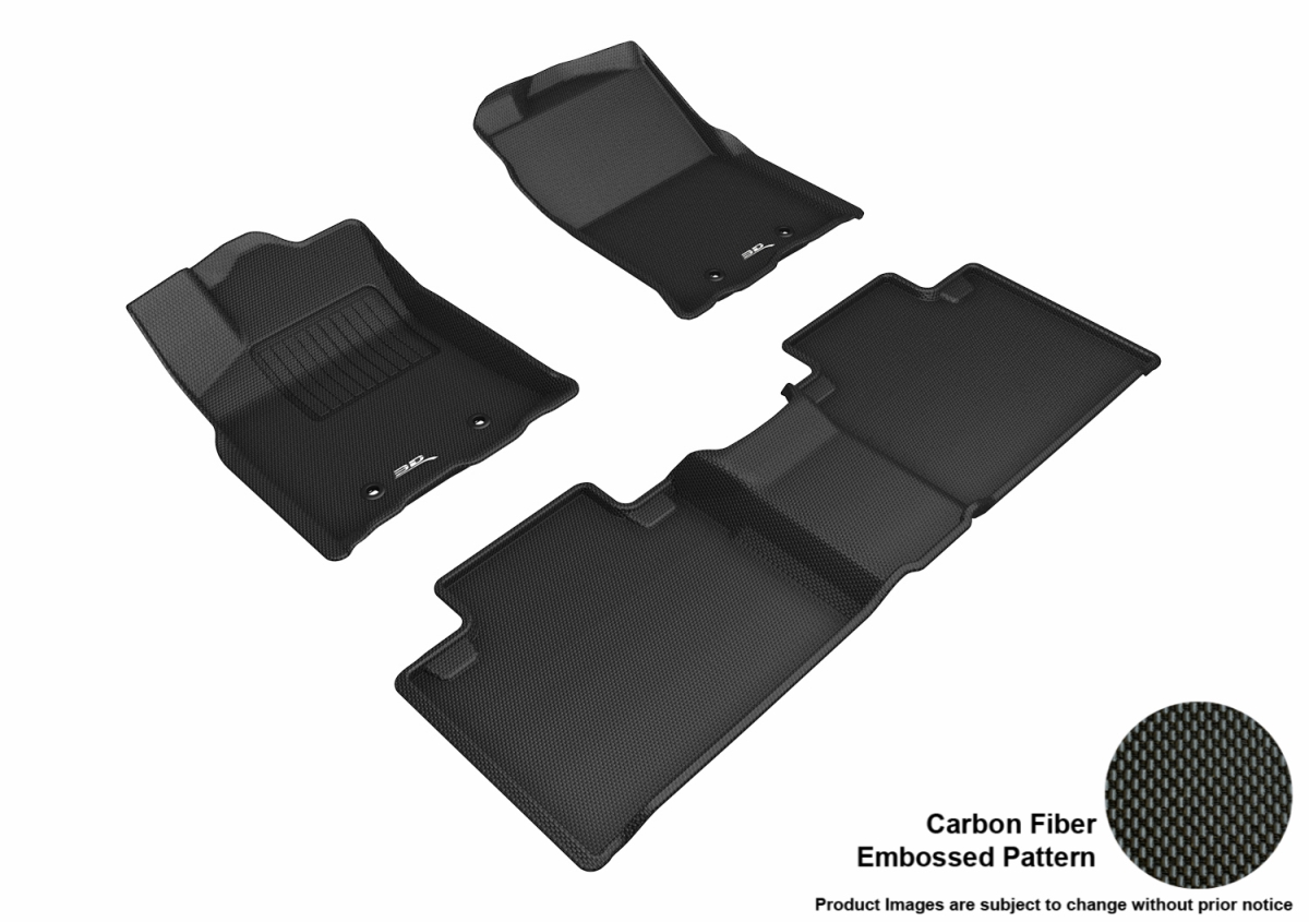 L1TY25001509 Toyota Tacoma Access Cab F1 Floor Liner with Out Seat for 2018 to 2019 Kagu R1 & R2 - Black