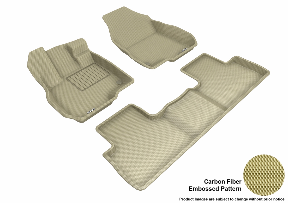 Picture of 3D MAXpider L1AC01401502 Acura RDX F2 Floor Liner for 2019 Kagu R1 & R2 - Tan