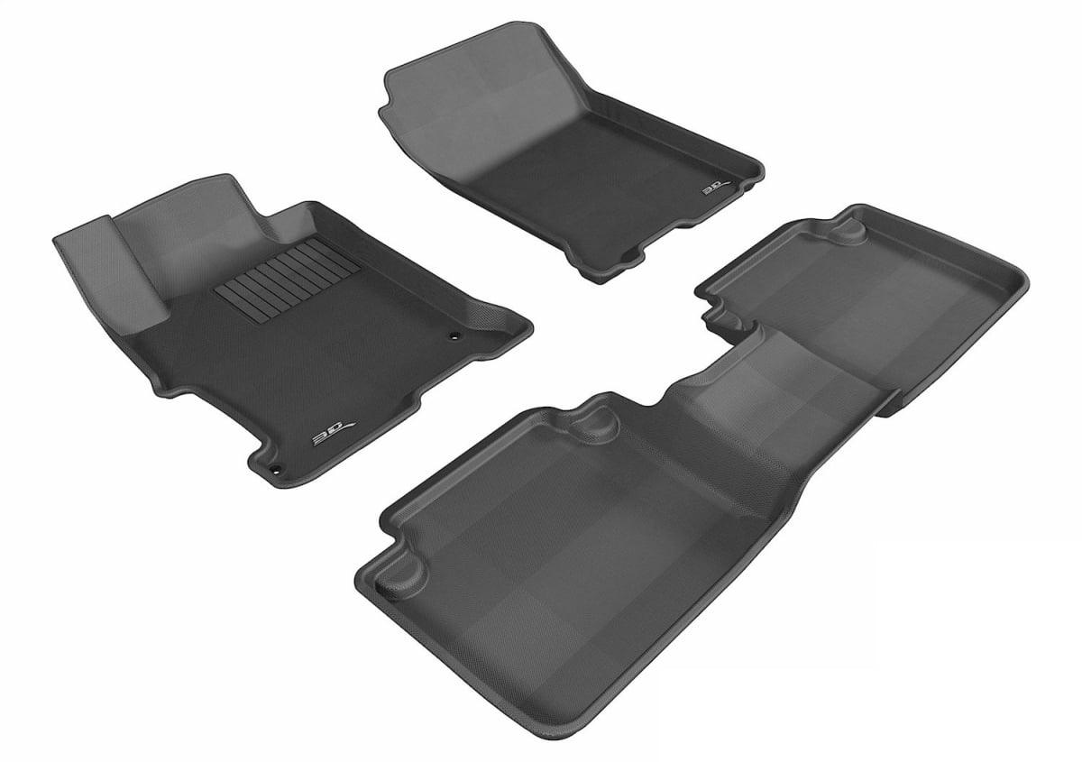Kagu R1 R2 Floor Mat for 2019 Honda Passport, Black