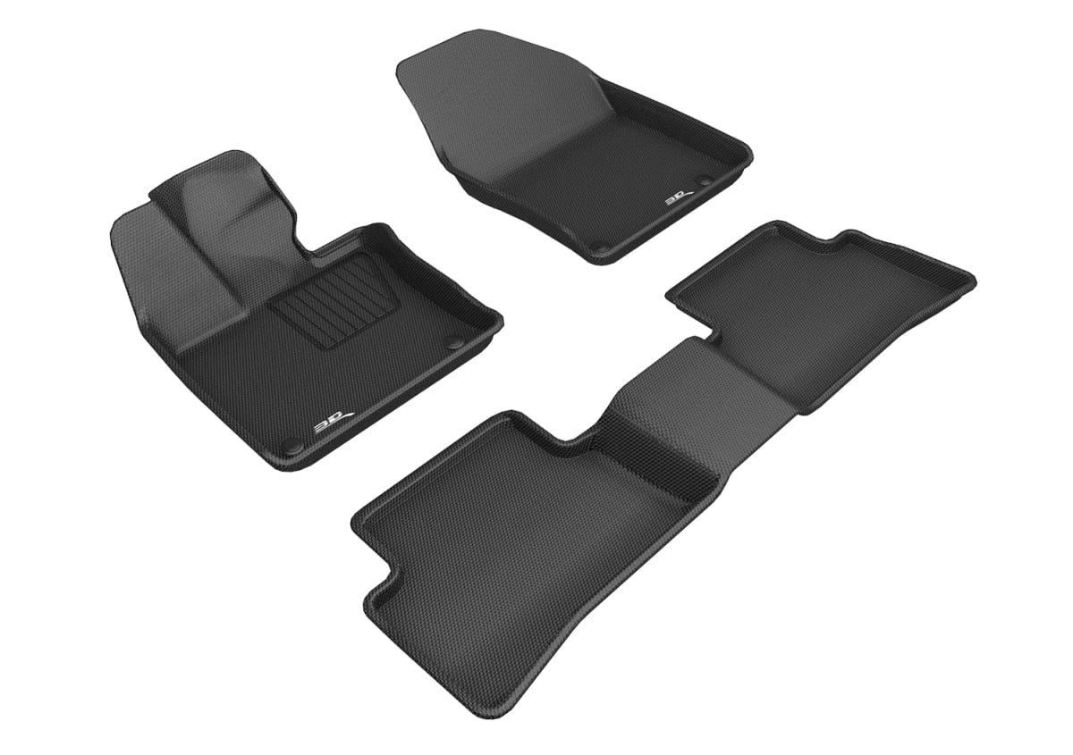 Floor Mats for 2019 Lexus UX Kagu, Black - R1 & R2