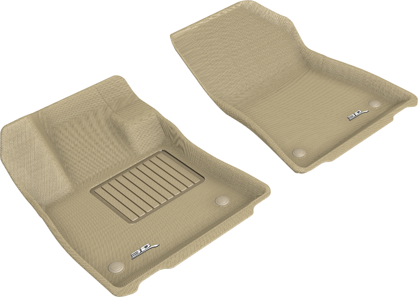 Picture of 3D MAXpider L1IN03111502 Kagu First Row Floor Liners for 2019-2020 Infiniti QX50 - Tan