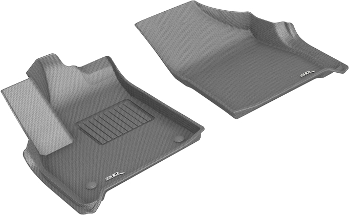 Picture of 3D MAXpider L1BC04011501 Kagu First Row Floor Liners for 2018-2020 Buick Enclave - Gray
