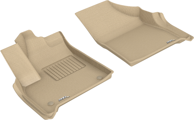 Picture of 3D MAXpider L1BC04011502 Kagu First Row Floor Liners for 2018-2020 Buick Enclave - Tan