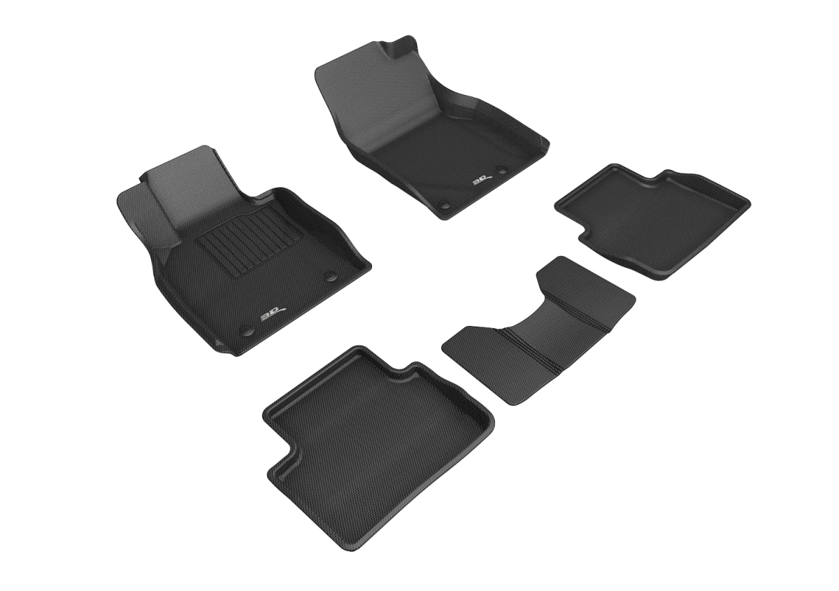 Kagu Black 1st & 2nd Row Liner Set for 2019-2020 Mazda3