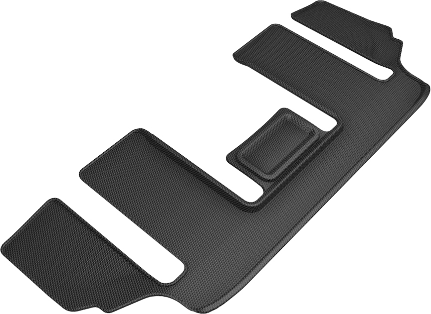 3rd Row 6-Seat Floor Mat Set for 2020-2021 Mazda Cx-9, Black - Kagu