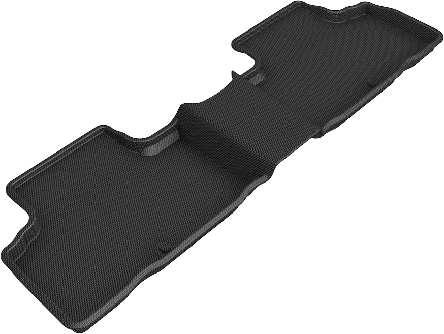 2nd Row Floor Mat Set for 2021-2021 Genesis Gv80, Black - Kagu
