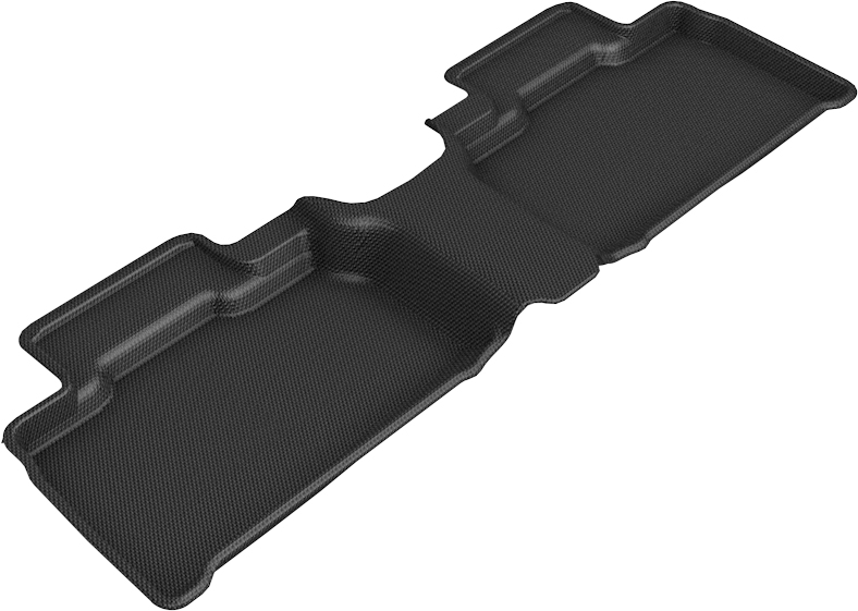2nd Row Floor Mat Set for 2020-2021 Ford Explorer, Black - Kagu