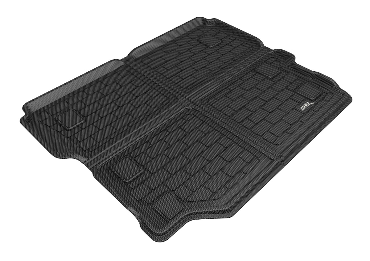 Unlimited Jl No Subwoofer & Flat Floor Cross Fold Kagu Cargo Liner for 2018-2021 Jeep Wrangler, Black