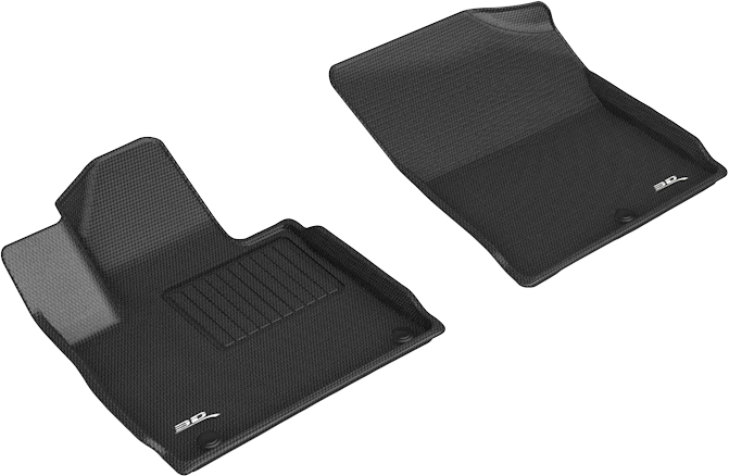 Kagu Front Row Floor Mat for 2021-2021 Kia Sorento, Black