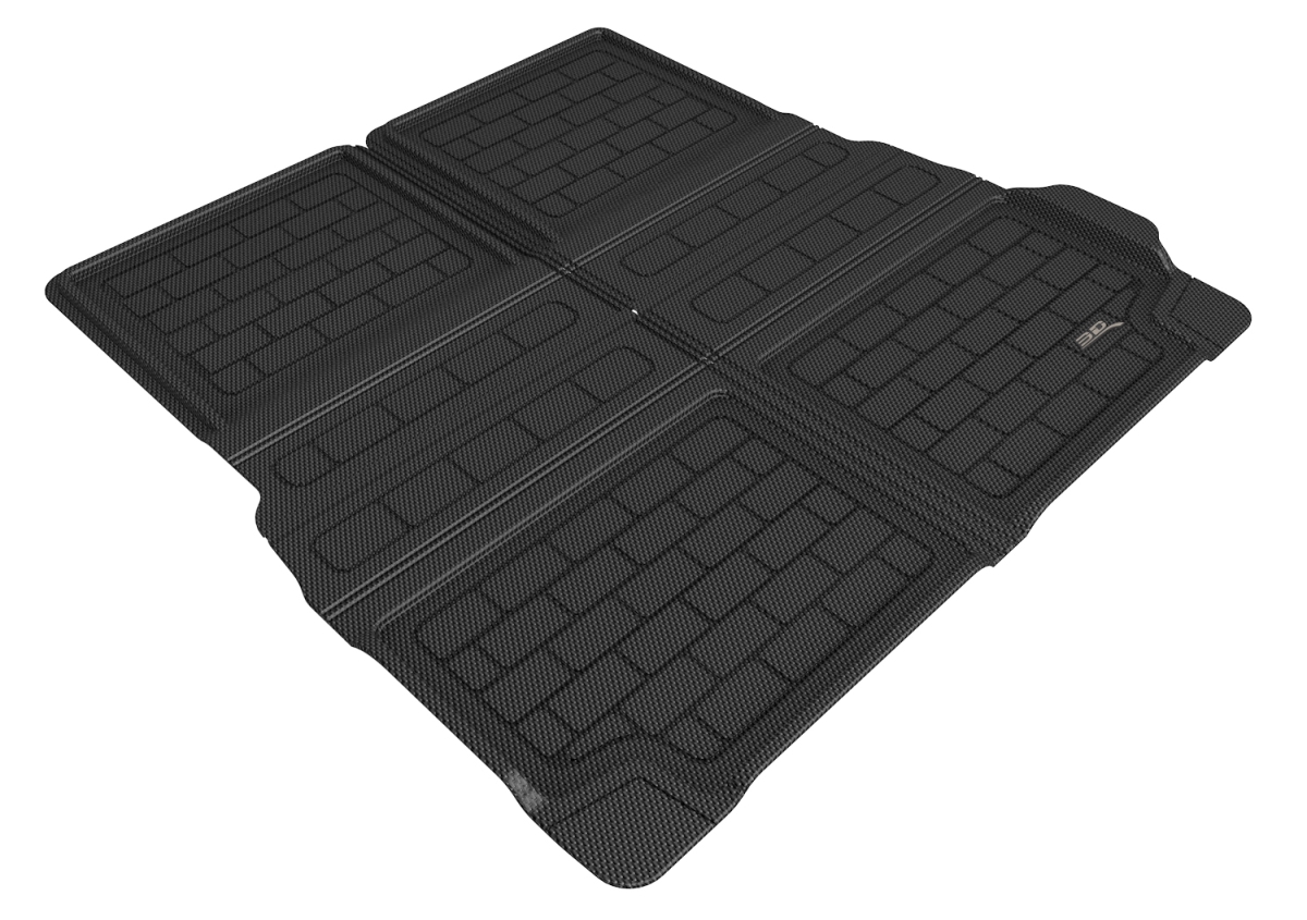 Behind 2nd Row Kagu Cross Fold Cargo Liner for 2019-2021 BMW X7 G07, Black