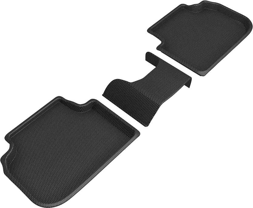 Kagu R2 Floor Mat for 2020-2021 BMW 2 Series Gran Coupe, Black