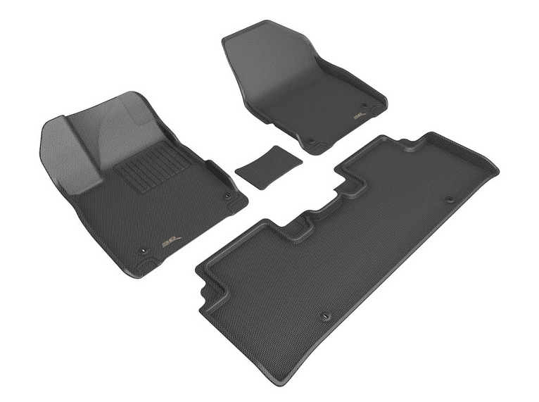Row Kagu Row 1 Floor Mats for 2019-2021 Kia Forte, Black