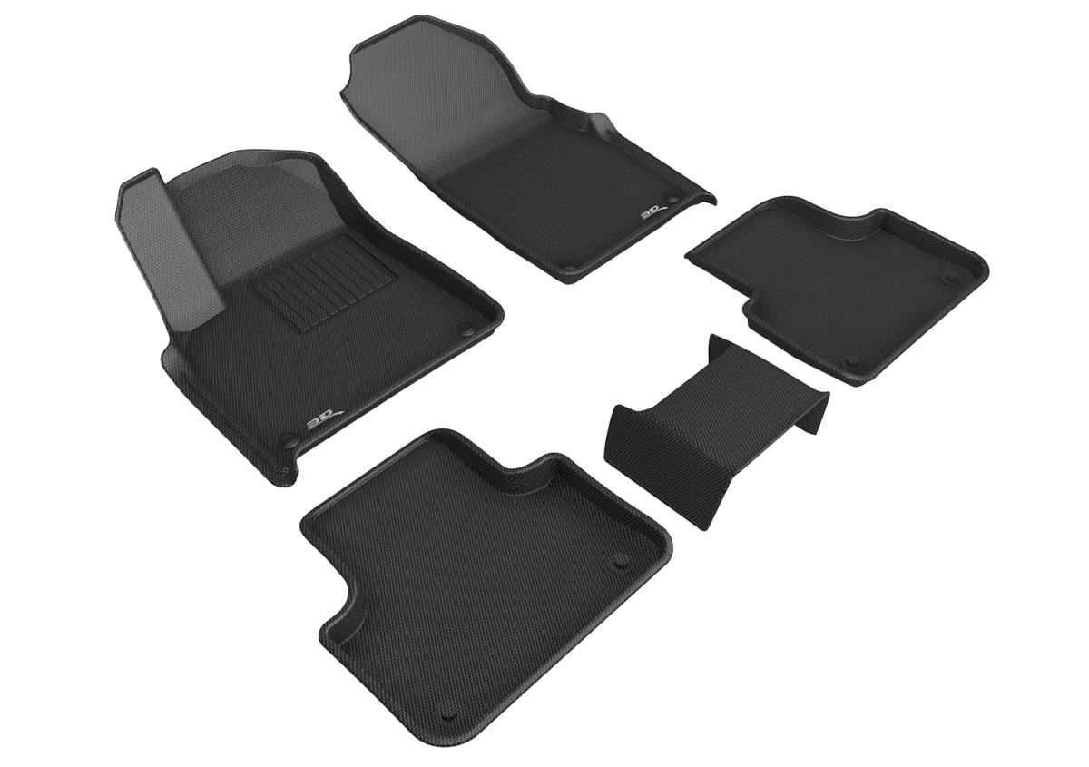 3D Maxpider Kagu Floor Mats for 2019-2022 Lamborghini Urus R1 & R2 - Black