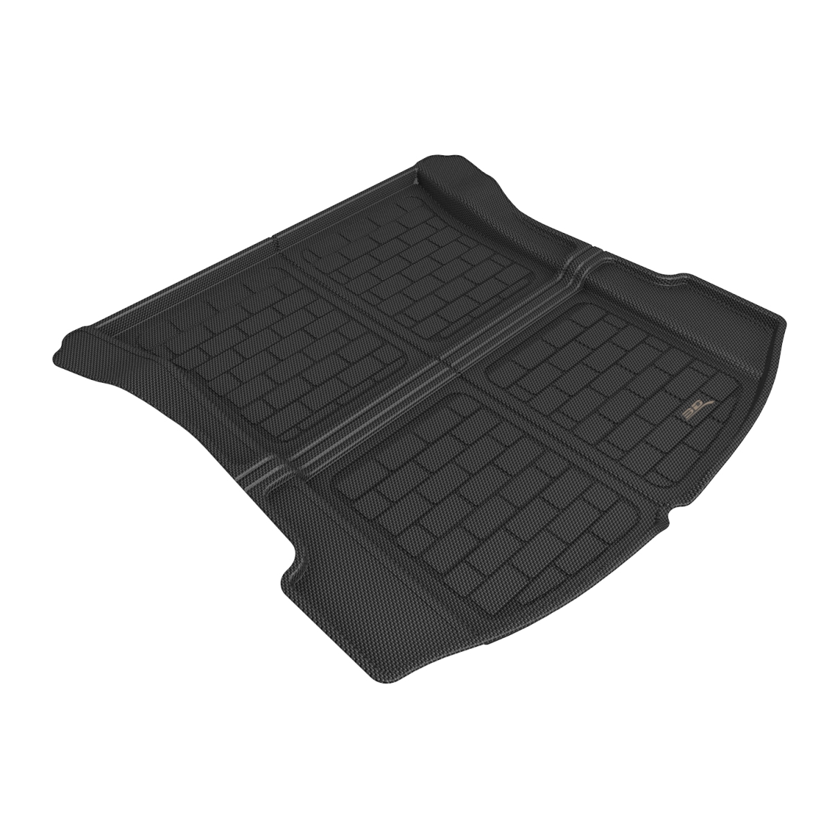 Rear Cross Fold Cargo Liner for 2021-2022 Tesla Model 3, Black