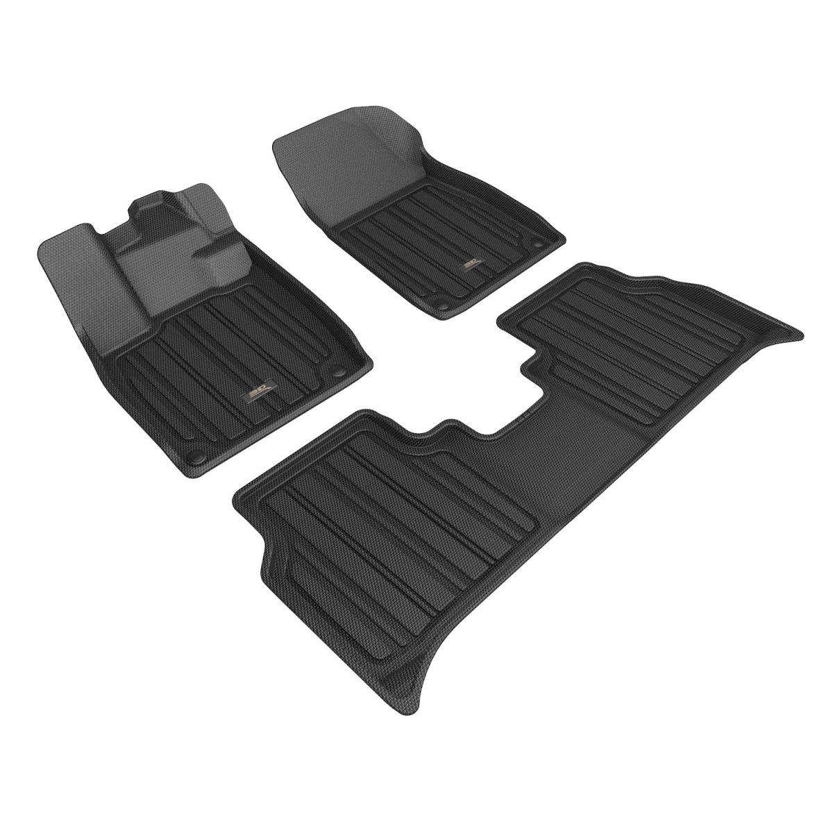Full Set Custom Fit Elitect Floor Mat for 2022-2023 Volkswagen Id.4, Black