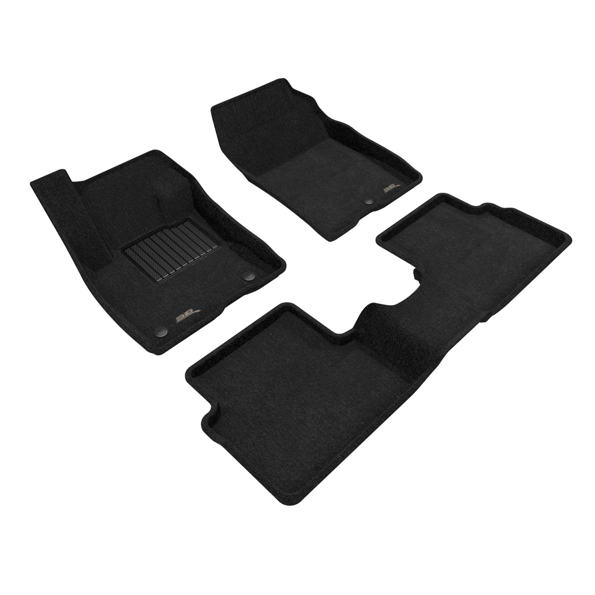 Custom Fit Elegant Floor Mat Compatible for 2022-2023 Ford Maverick, Black - Full Set