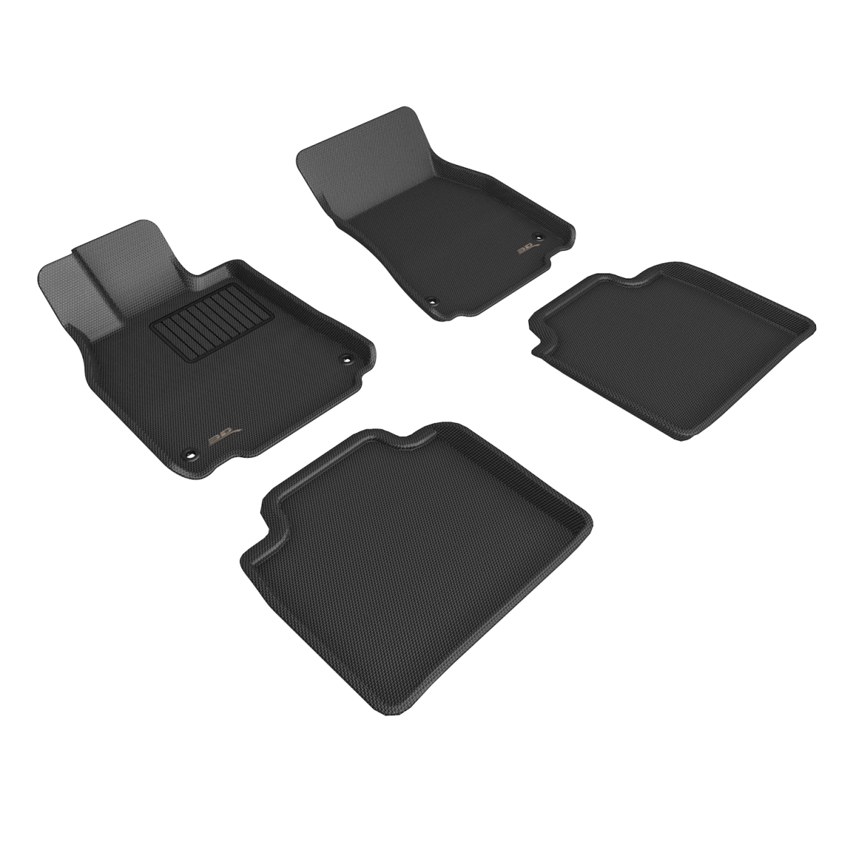R1 R2 Kagu Floor Mat Fits for 2013-2017 Lexus LS460L - Black