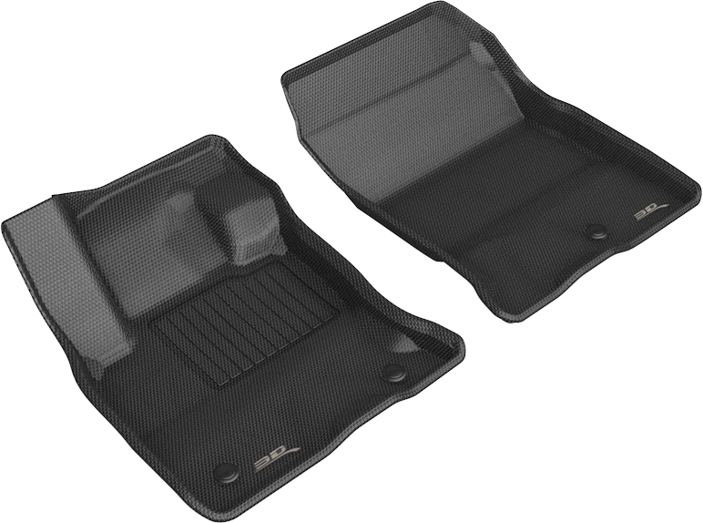 L1FR14211509 Custom Fit Kagu Front Row Floor Mat Compatible for 2020-2023 Ford Escape, Black