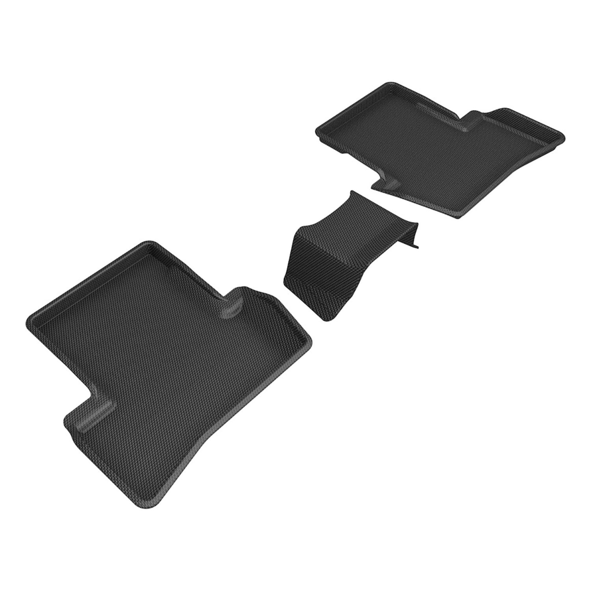 Custom Fit Kagu Floor Mat - Second Row for 2021-2023 Acura TLX, Black
