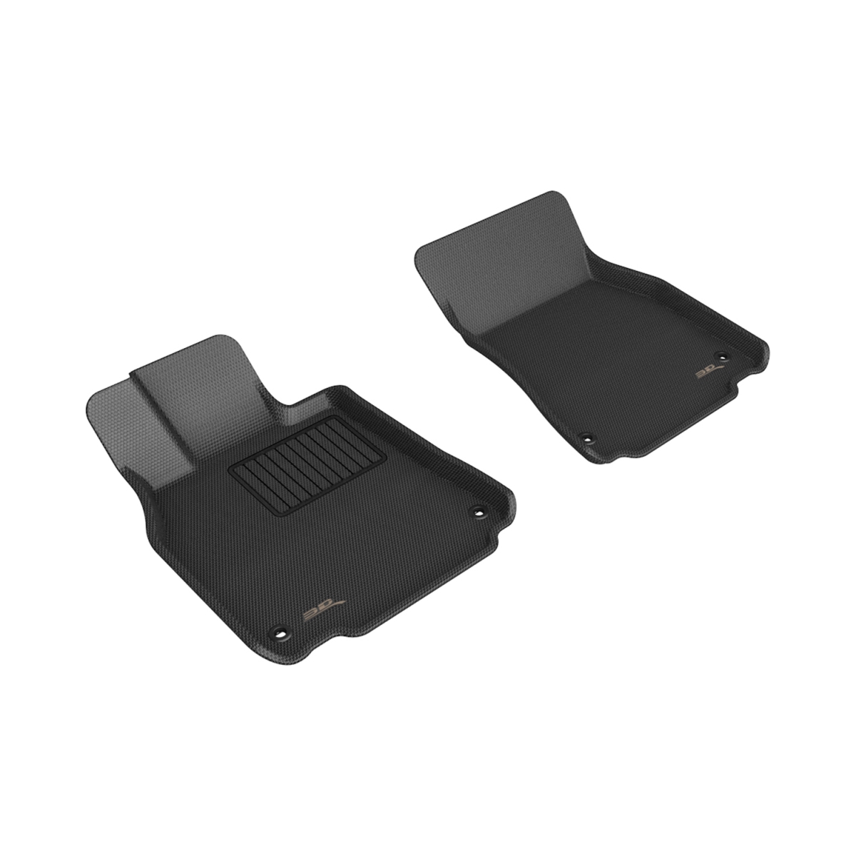 Custom Fit Kagu Floor Mat Fits for 2013-2017 Lexus Ls460 - Front Row - Black
