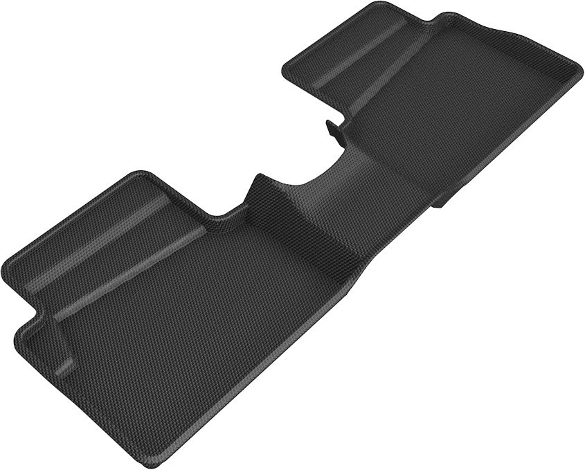 Custom Fit Kagu Floor Mat Fits for 2022-2023 Ford Maverick - Second Row - Black
